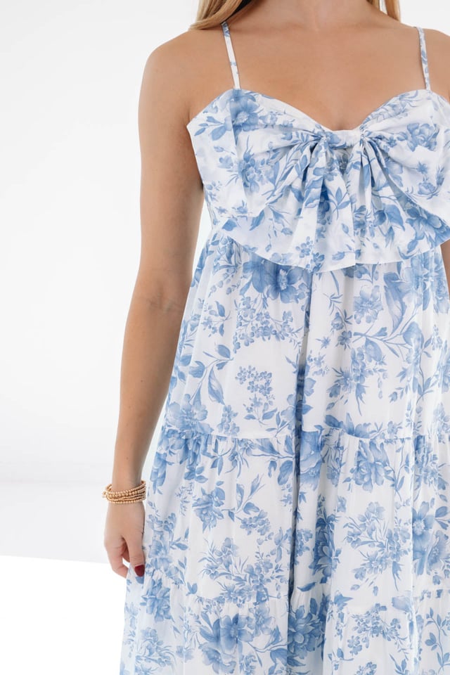 The Chloe Bow Midi Dress