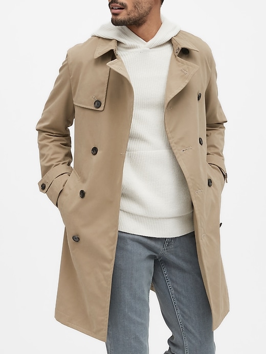 Water-Resistant Trench Coat