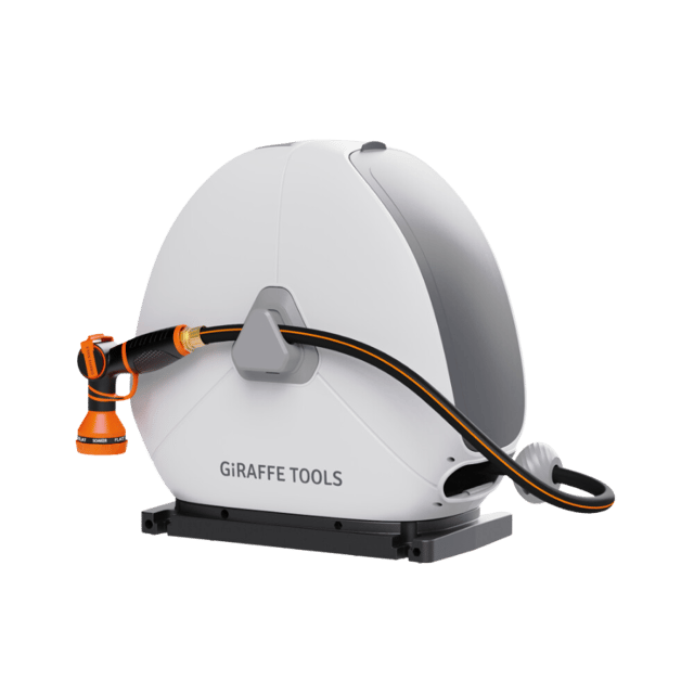 Ground-Mounted Retractable Hose Reel 82ft-130ft