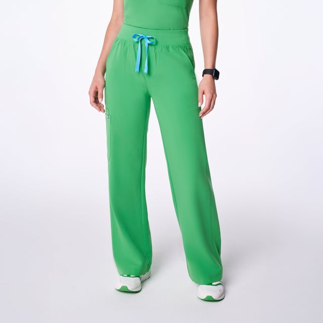 High Waisted Isabel Wide Leg Scrub Pants