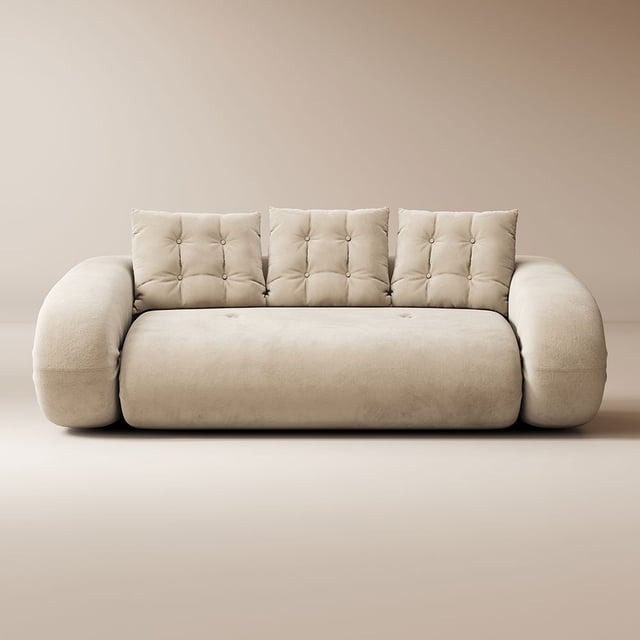 Freja Velvet Upholstered Sofa Bed Sleeper, 70"