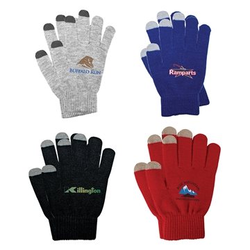 Promotional Touch Screen Gloves, Full Color Digital
