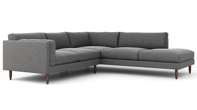 Skinny Fat Sectional With Bumper