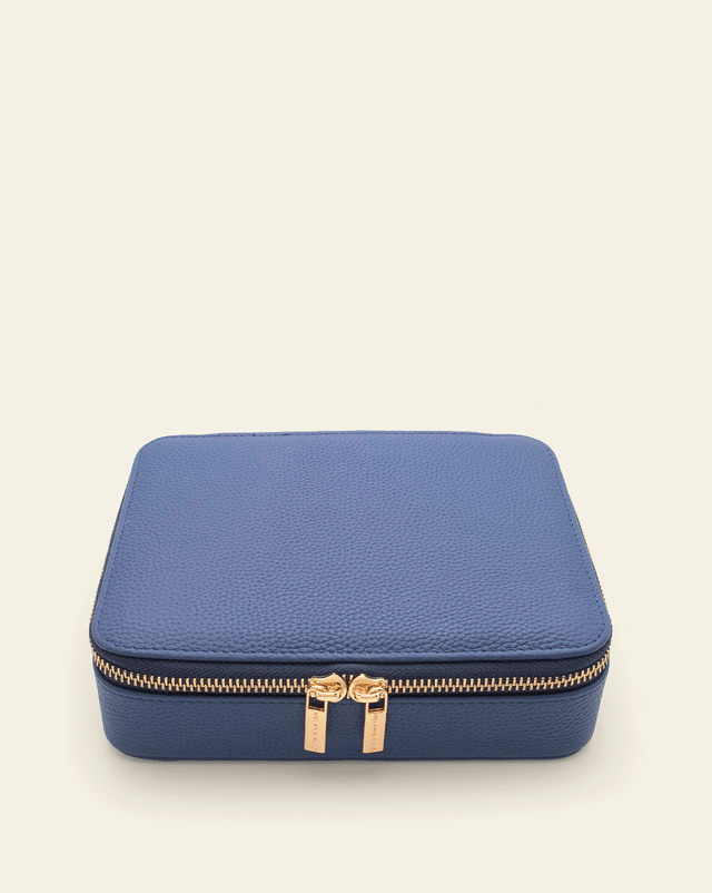 Oversized Essentials Jewelry Case - Cobalt