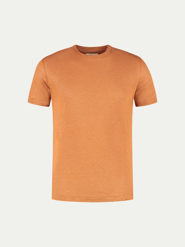 Rust Linen City T-shirt