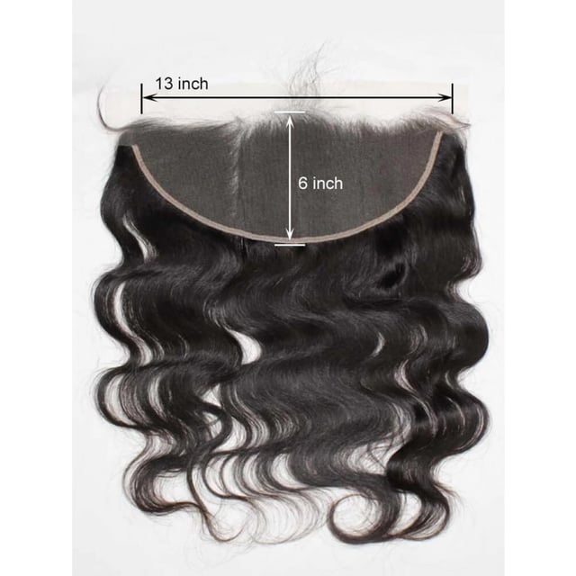 Human Hair Body Wave 13*6 Lace Frontal With Baby Hair Pre-Plucked Virgin Hair