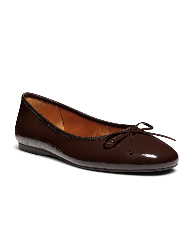 The Songbird - Mahogany Patent Leather