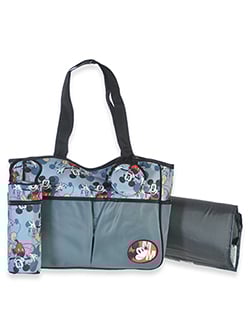 Disney Mickey Mouse Baby Boys' 4-Piece Diaper Bag Tote Set