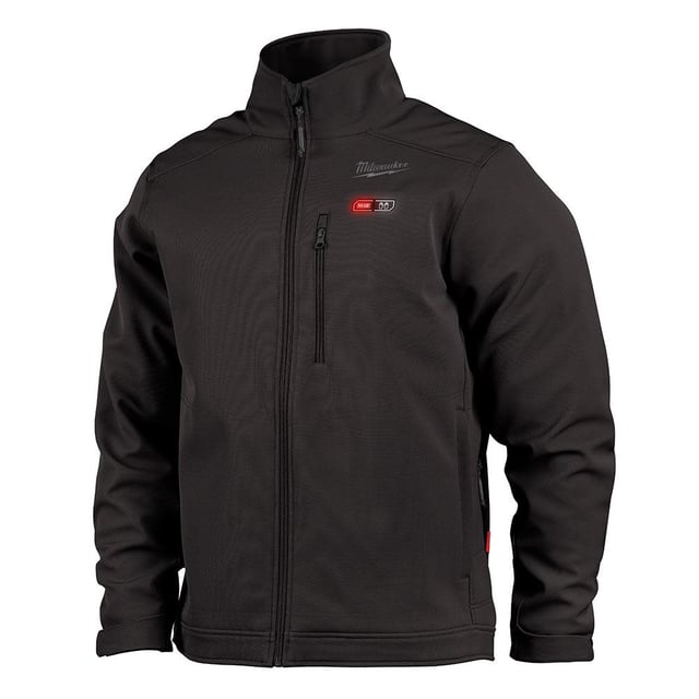 Milwaukee M12 Heated TOUGHSHELL Jacket Kit, XL, Black (Reconditioned)