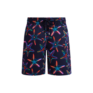 Men Long Stretch Swim Shorts Disco Stars