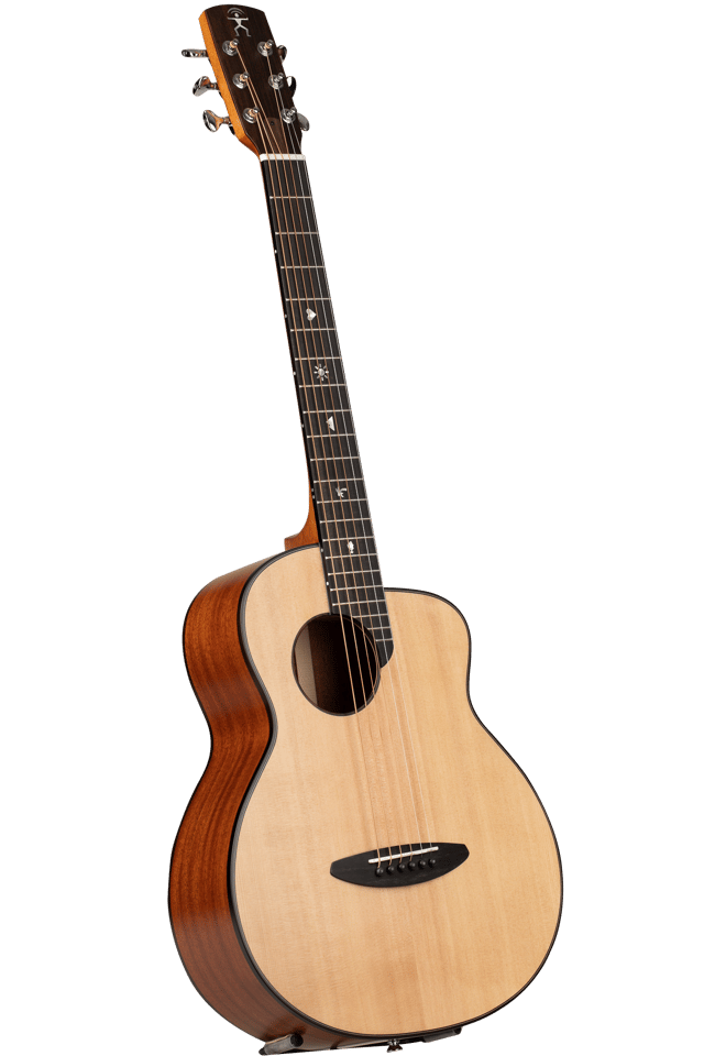 Music Travel Love Collaboration Series - MTL Clint (Sitka Spruce / Mahogany) Travel Size Guitar