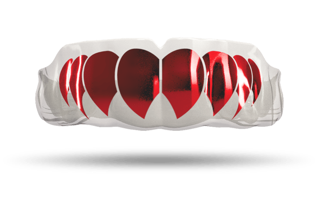 Chrome Red Fangs (Clear)