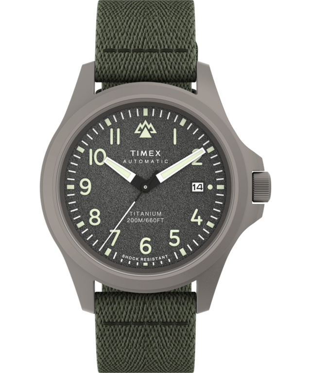 Expedition Titanium Automatic 41mm Recycled Fabric Strap Watch