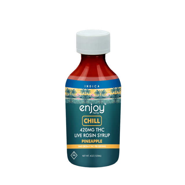 Chill Delta 9 THC Live Rosin Syrup 420mg - Pineapple (Indica)