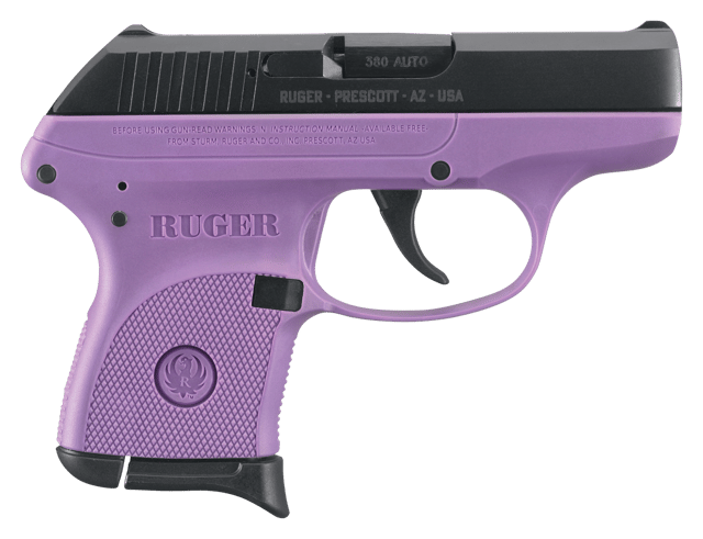Ruger LCP Semi-Auto Pistol with Purple Frame - .380 Automatic Colt Pistol