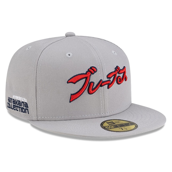 Men's Atlanta Braves New Era x Hyperfly Gray 59FIFTY Fitted Hat