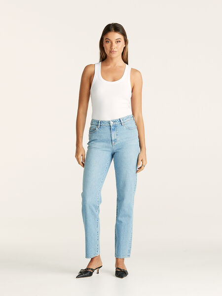 Mid Slim Straight Jean