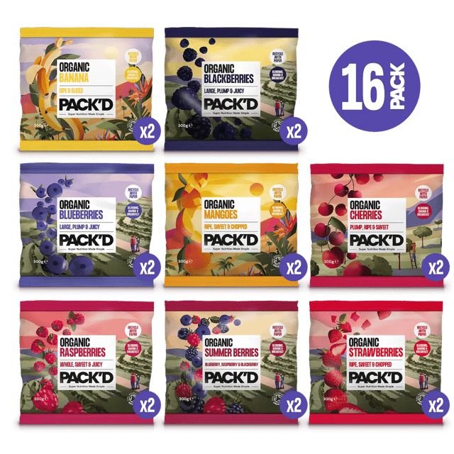 ORGANIC FRUIT ESSENTIAL BUNDLE MAXI (x16)