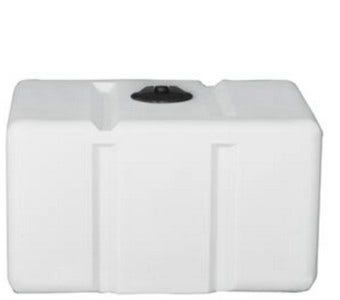 100 Gallon Plastic Portable Loaf Utility Tank in White
