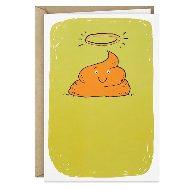 Holy Crap Funny Birthday Card