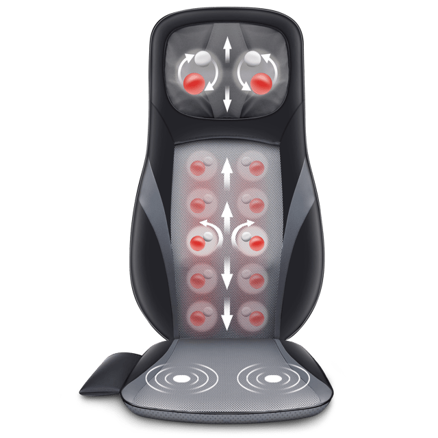 Shiatsu Back Massager with Heat & Deep Kneading Massage Chair Pad - 234