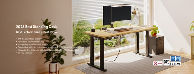 4-leg Standing Desk (E7 Plus)