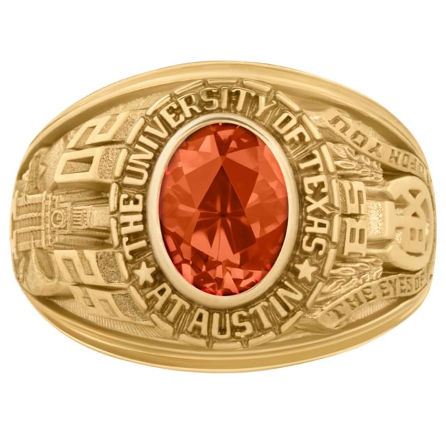 UT Austin Women's Traditional With Stone Ring