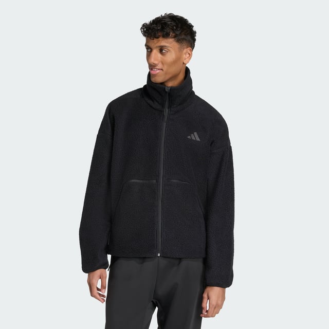 Men's adidas City Tech High Pile Fleece Full-Zip Jacket