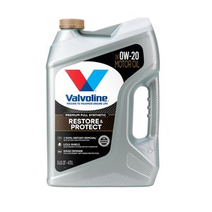 Valvoline Restore & Protect Full Synthetic Engine Oil 0W-20 5 Quart