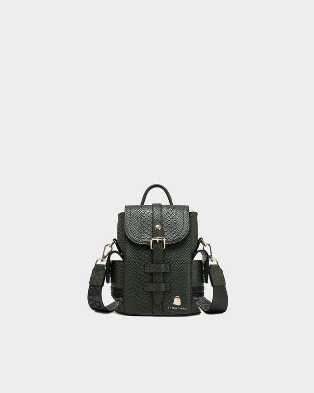 Mini Marvel Messenger Bag in Green