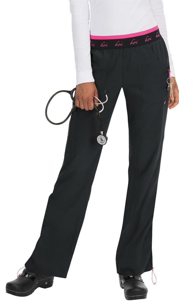 koi Lite Spirit Women's 5-Pocket Stretch Yoga-Style Scrub Pants