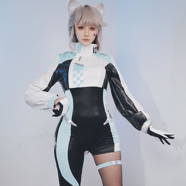 Genshin Impact Lynette Racing Suit Cosplay Costume