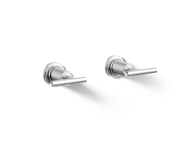 Purist® Deck- or wall-mount bath faucet handle trim with lever design