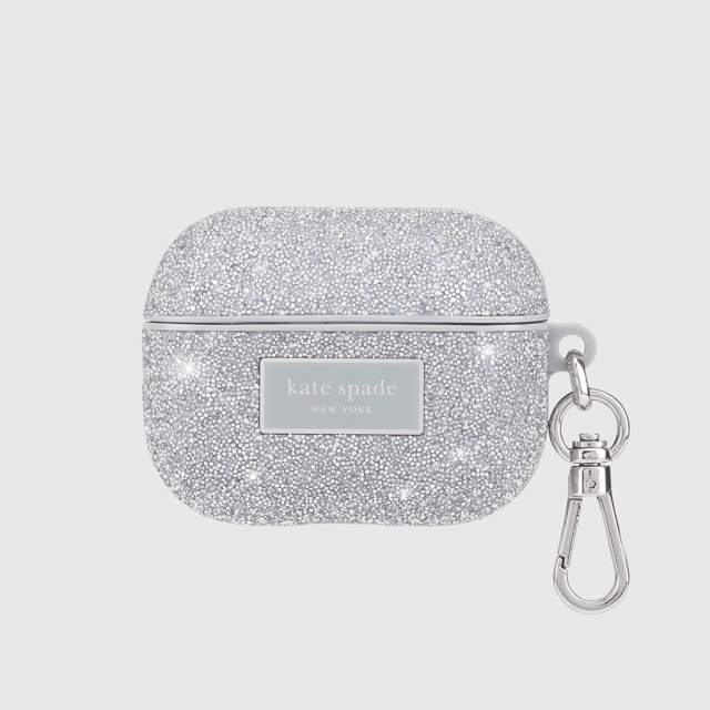 kate spade new york Crystal Pavé Silver - AirPods Pro 1 & 2