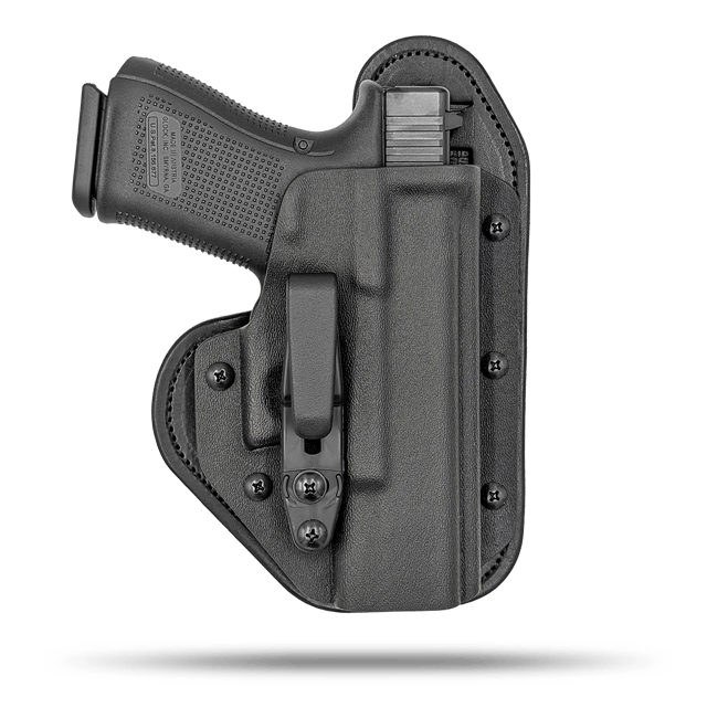 Glock Compatible - Fits Model 17 all thru Gen 5 - Appendix Carry - Strong Side - Single Clip Holster