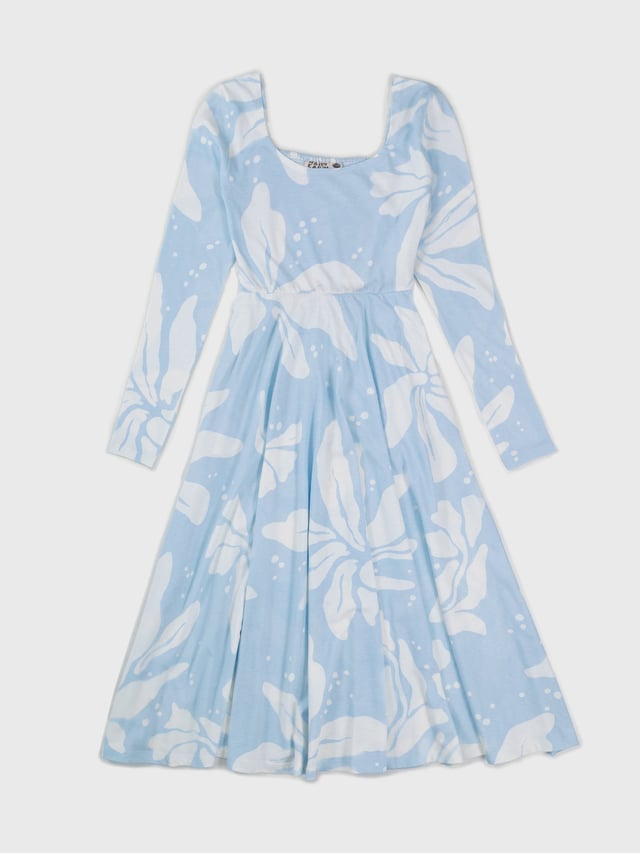Luna Midi Dress | Naupaka Blossom