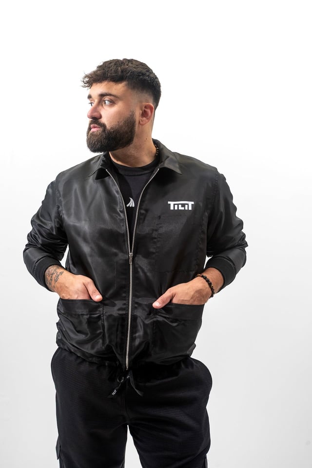 “Run the Pass” Chef Coach’s Jacket with Functional Zipper