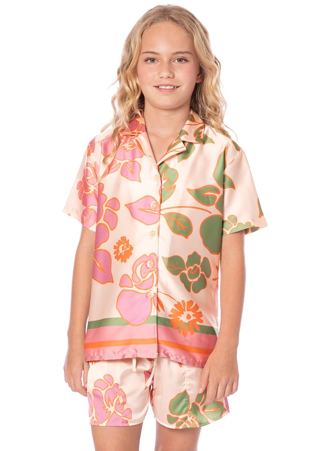 Maaji Floating Blooms Little Noise Girls Shirt