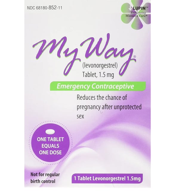 My Way Emergency Contraceptive 1 Tablet (Compare to Plan B)