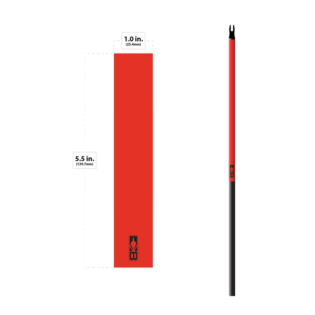 Bohning Solid Color Arrow Wraps 5.5" (Small 17/64)