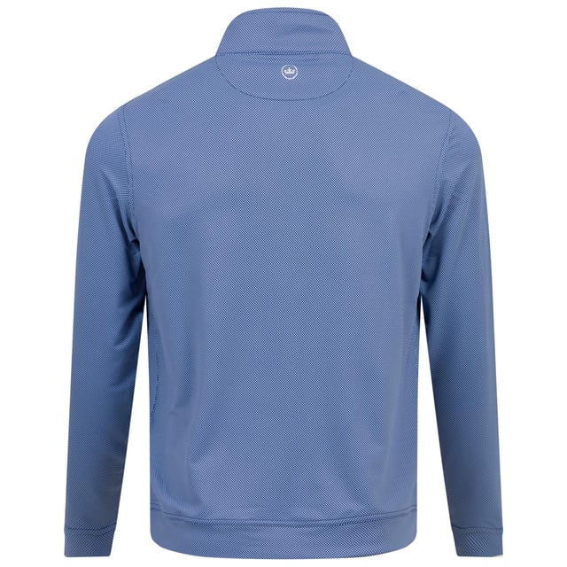 Perth Birdseye Performance Quarter Zip Sport Navy - 2025