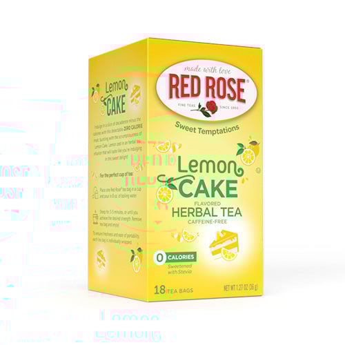 Red Rose Lemon Cake Tea - 18ct