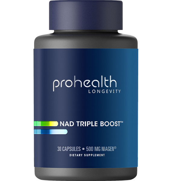 NAD+ Triple Boost™ - 500 mg NIAGEN®, 30 capsules