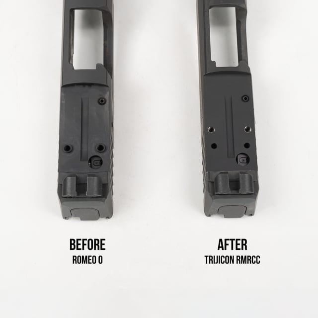 OPTIC READY SIG P365 ROMEO0 TO TRIJICON RMRcc SLIDE MILLING UPGRADE