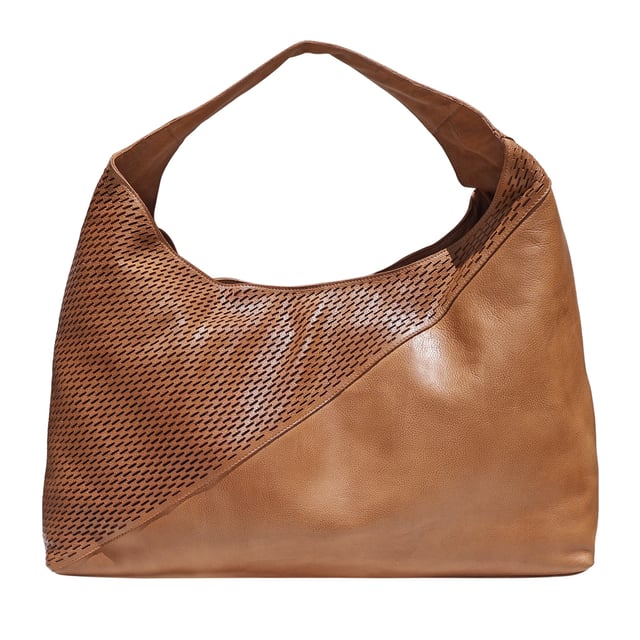 Lindsey Laser Leather Tote/Shoulder Bag