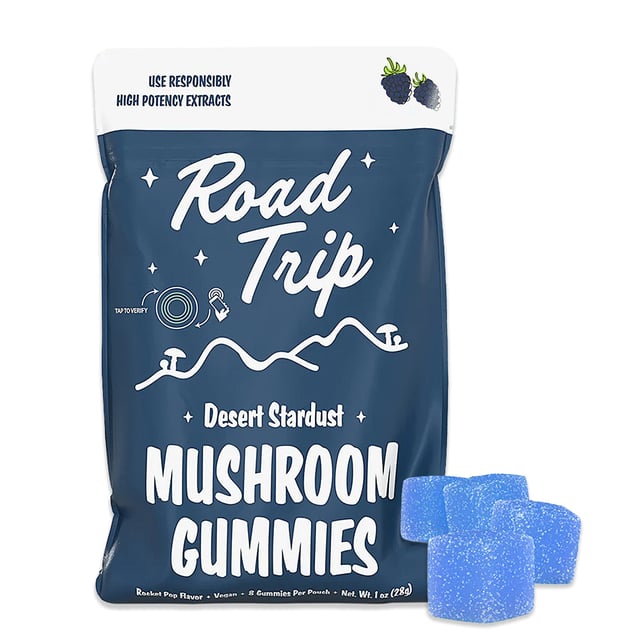 Desert Stardust Mushroom Gummies - Blue Raspberry