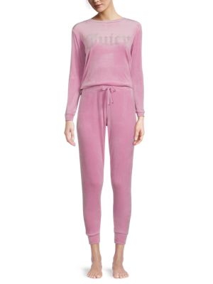 Velour Pajama Set