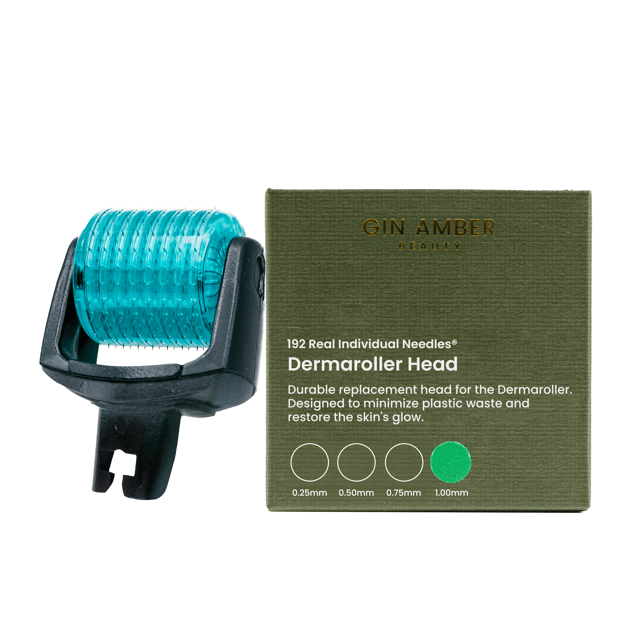 1.0mm Dermaroller Head Replacement - Deep Acne Scars, Saggy Skin, Hair Growth