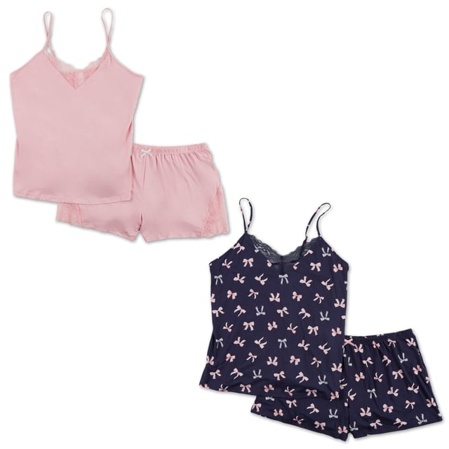 Women's 4 Pc Shorts Pajama Set ||PB107913275419||