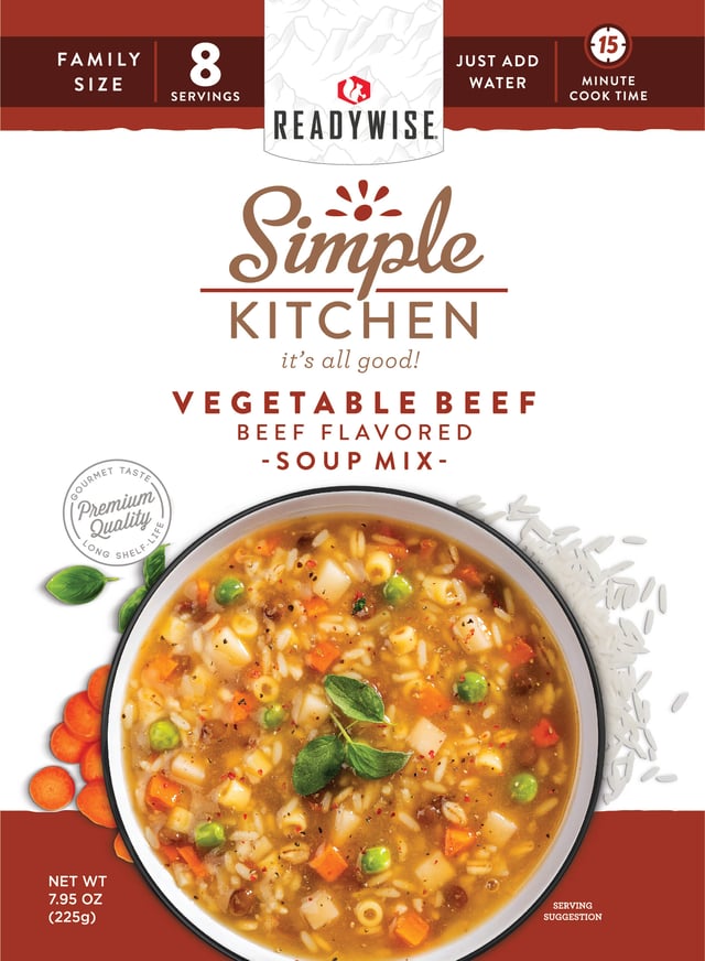 VEGETABLE BEEF Flavored - Soup Mix